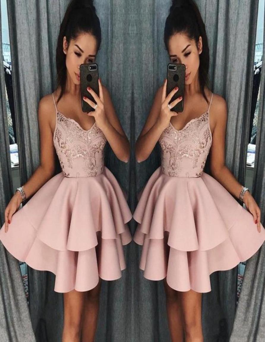 2019 Dusty Pink Spaghetti Short Homecoming Dresses Cheap Backless Lace Appliqued Cocktail Party Gown Mini Prom Evening Dresses7538653, Champagne
2019 Dusty Pink Spaghetti Short Homecoming Dresses Cheap Backless Lace Appliqued Cocktail Party Gown Mini Prom Evening Dresses7538653, Champagne