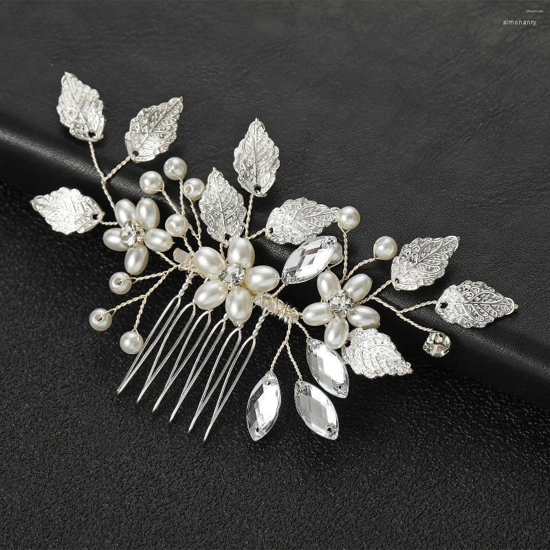 Hair Clips Beaded Hairpins Bride Jewelry For Women Crystal Pearl Flower Silver Color Combs Girls Daily Side Pins Wedding
Hair Clips Beaded Hairpins Bride Jewelry For Women Crystal Pearl Flower Silver Color Combs Girls Daily Side Pins Wedding