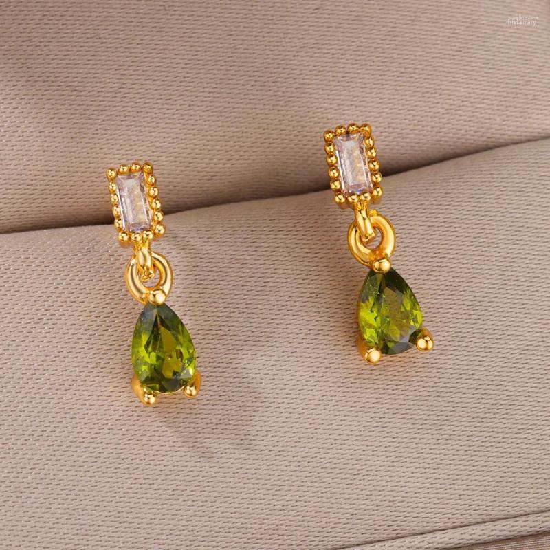 Dangle Earrings Delicate CZ Water Drop Women's Green Red Black Crystal High Quality Versatile Pendant Daily Party Jewelry 2023
Dangle Earrings Delicate CZ Water Drop Women's Green Red Black Crystal High Quality Versatile Pendant Daily Party Jewelry 2023