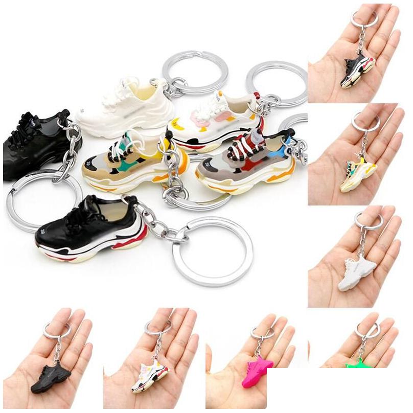 Keychains Lanyards Enamelled Designer Chunky Shoes Keychain Men Woman Three-Nsional Sneakers Car Keyring Creative Ornament Drop De Dhlfx
Keychains Lanyards Enamelled Designer Chunky Shoes Keychain Men Woman Three-Nsional Sneakers Car Keyring Creative Ornament Drop De Dhlfx