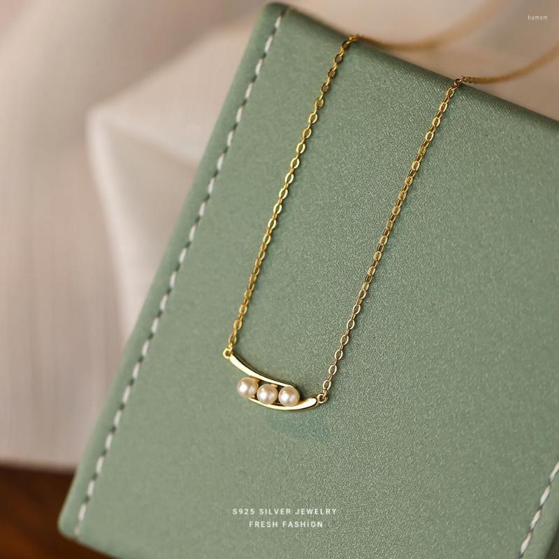 Chains 925 Sterling Silver French Light Luxury Vintage Geometric Pearl Pendant Necklace For Women Party Jewelry Accessories
Chains 925 Sterling Silver French Light Luxury Vintage Geometric Pearl Pendant Necklace For Women Party Jewelry Accessories