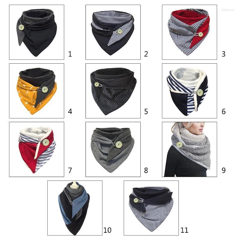 Scarves Women Minimalist Contrast Color Button Triangle Scarf Winter Thicken Thermal Neck Warmer Cold Weather Shawl Wrap Poncho
Scarves Women Minimalist Contrast Color Button Triangle Scarf Winter Thicken Thermal Neck Warmer Cold Weather Shawl Wrap Poncho