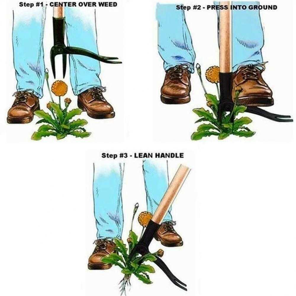Update New The Stand Up Weed Puller Replacement Heads Claw Weeder Root Remover Killer Tool W/ Foot Pedal Outdoor Lawn Supplies