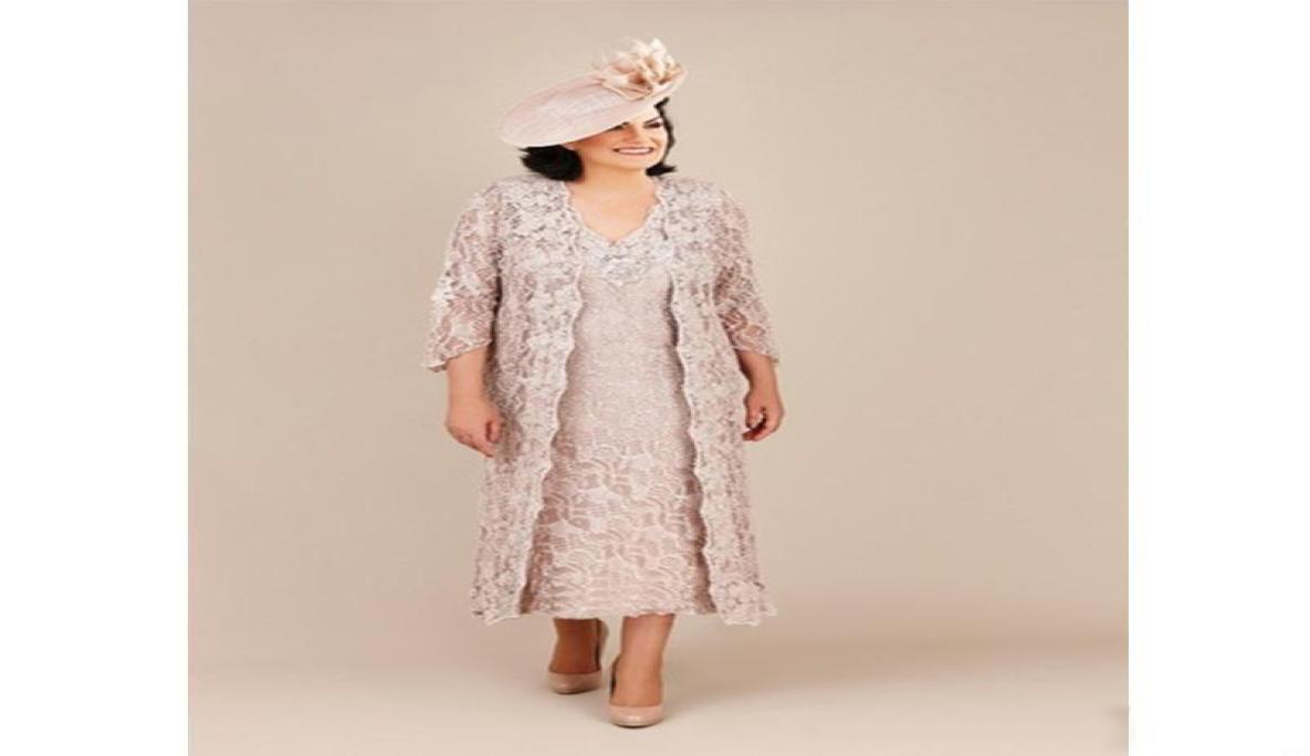Plus Size Lace Mother Of The Bride Suits Dresses With Long Jacket Knee Length Long Sleeve Mother Of The Groom Gowns4468146
Plus Size Lace Mother Of The Bride Suits Dresses With Long Jacket Knee Length Long Sleeve Mother Of The Groom Gowns4468146