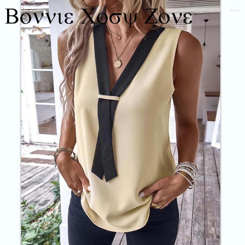 Women' Tanks Women Summer Sleeveless Contrast Paneled V-Neck Tank Top Casual Elegant Daily Work Tops, Women tops
Women' Tanks Women Summer Sleeveless Contrast Paneled V-Neck Tank Top Casual Elegant Daily Work Tops, Women tops