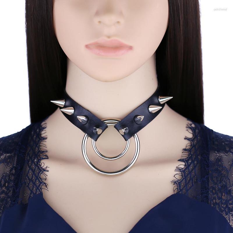 Choker Chokers Sexy PU Leather Goth Punk Spike Rivet Collar For Women Steampunk Necklace Neck Strap Chocker Gothic Jewelry
Choker Chokers Sexy PU Leather Goth Punk Spike Rivet Collar For Women Steampunk Necklace Neck Strap Chocker Gothic Jewelry