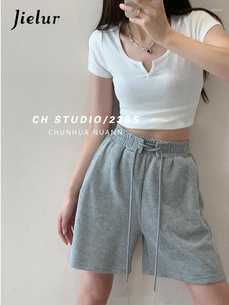 Women' Shorts Slim Casual Solid Color Women Basic Loose Korean Female Summer Thin Light Grey Dark Black
Women' Shorts Slim Casual Solid Color Women Basic Loose Korean Female Summer Thin Light Grey Dark Black