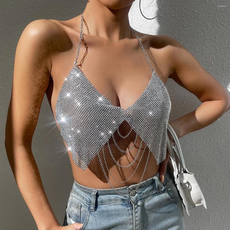 Women' Tanks LiTi Women Street Hipster Camisole Tops Sexy Undershirt Solid Color Metal Sequins Hanging Neck Spring, Silver
Women' Tanks LiTi Women Street Hipster Camisole Tops Sexy Undershirt Solid Color Metal Sequins Hanging Neck Spring, Silver