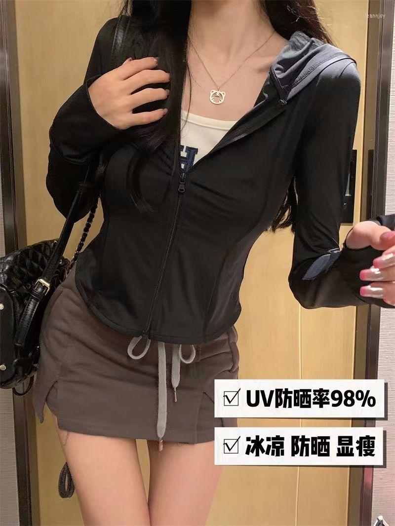 Women's Hoodies Summer WomenTop Long Sleeve Sunscreen Coat Top Korean Chic Thin Breathable Slim Fit Sweatshirt Hoodie Women Clothing, Black
Women's Hoodies Summer WomenTop Long Sleeve Sunscreen Coat Top Korean Chic Thin Breathable Slim Fit Sweatshirt Hoodie Women Clothing, Black