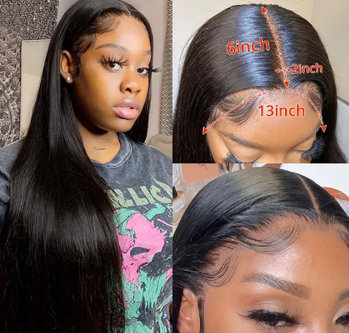 250 Density 13x4 Lace Front Human Hair Wigs Straight Human Hair Wigs For Women HD Lace Frontal Wig, Natural color
250 Density 13x4 Lace Front Human Hair Wigs Straight Human Hair Wigs For Women HD Lace Frontal Wig, Natural color