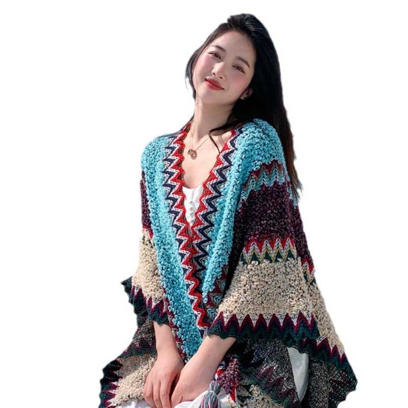 Shawl Women's Ethnic Wind and Cloud, Southern Dali, Lijiang, Qinghai, Tibet Tourism Features, Knitted Outskirts, Cloaks, Scarves
Shawl Women's Ethnic Wind and Cloud, Southern Dali, Lijiang, Qinghai, Tibet Tourism Features, Knitted Outskirts, Cloaks, Scarves