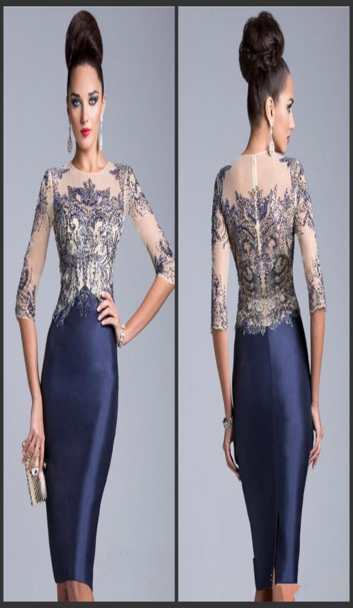 2019 New Mother of the Bride Dresses Jewel Navy Blue Half Sleeves Sheer Crystal Beaded Knee Length Evening Mother Dress vestidos d2840350
2019 New Mother of the Bride Dresses Jewel Navy Blue Half Sleeves Sheer Crystal Beaded Knee Length Evening Mother Dress vestidos d2840350
