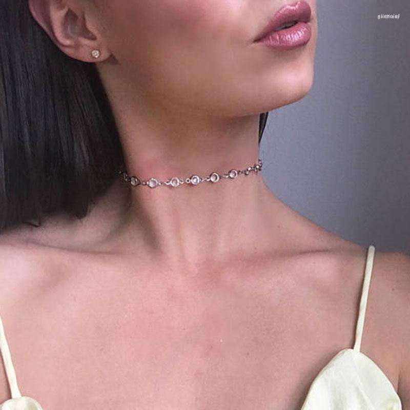 Choker Elegant Simple Crystal Beads Necklace For Women Sexy Fashion Neck Chocker Colar Vintage Jewelry Necklaces Gift YN521
Choker Elegant Simple Crystal Beads Necklace For Women Sexy Fashion Neck Chocker Colar Vintage Jewelry Necklaces Gift YN521