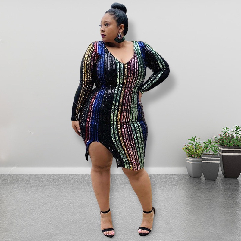 Plus size Dresses Size Evening Sequin Dress V Neck Split Club Clothing Female Luxury Elegant Robe 2023 Summer Women Trendy Party Mini 230627, Black
Plus size Dresses Size Evening Sequin Dress V Neck Split Club Clothing Female Luxury Elegant Robe 2023 Summer Women Trendy Party Mini 230627, Black