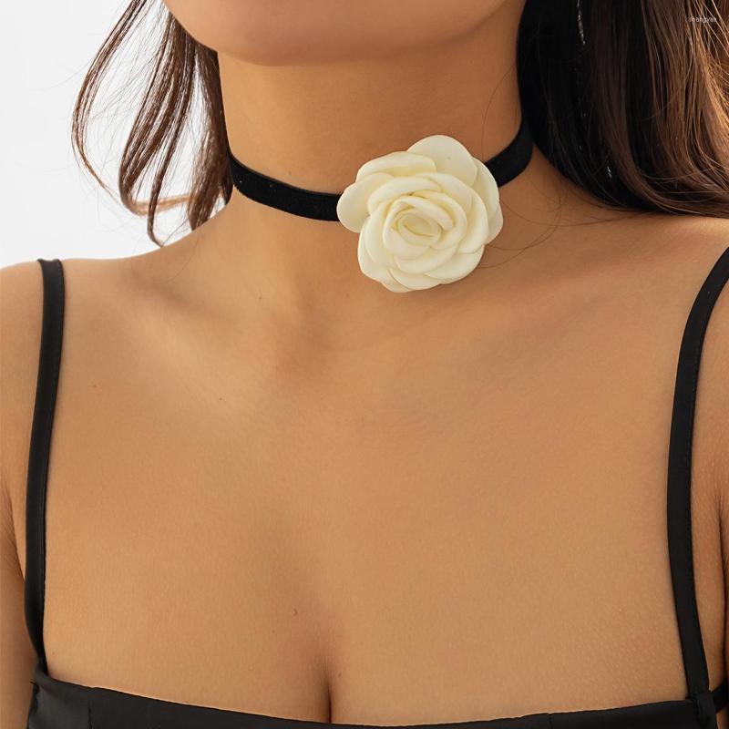 Choker PuRui Elegant White Double Flowers Necklace For Women Jewelry Collar Short Neck Clavicle Chain Summer Trendy Party Gifts
Choker PuRui Elegant White Double Flowers Necklace For Women Jewelry Collar Short Neck Clavicle Chain Summer Trendy Party Gifts
