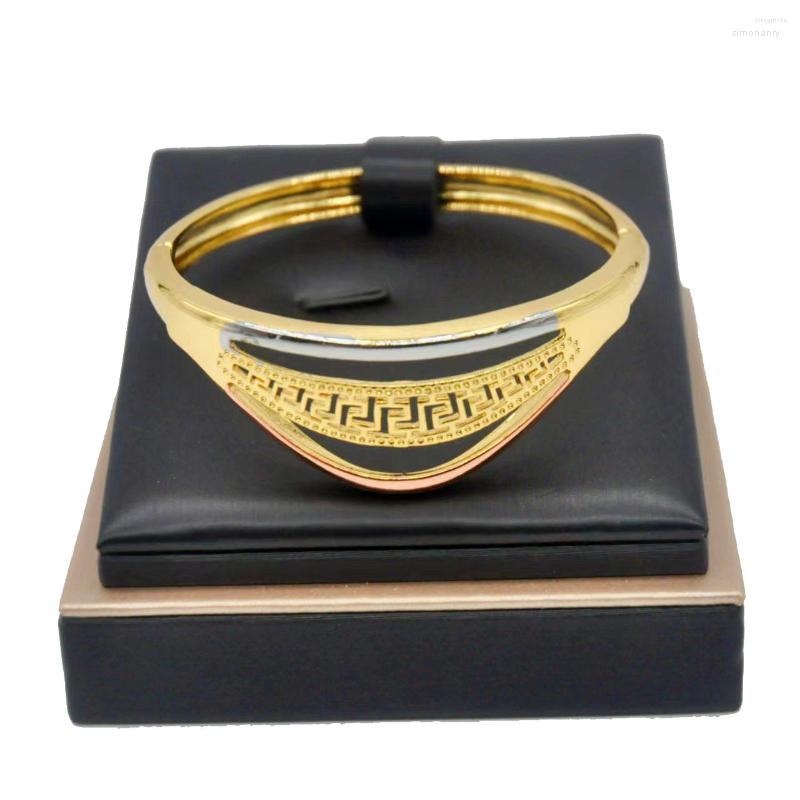Necklace Earrings Set For Women Bracelets Gold Colour Ring Designer Jewlery Girl Metal Bracelet Party Anniversary, Picture shown
Necklace Earrings Set For Women Bracelets Gold Colour Ring Designer Jewlery Girl Metal Bracelet Party Anniversary, Picture shown