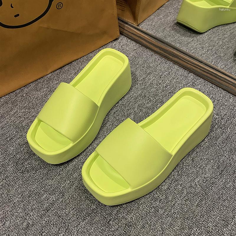 Slippers 2023 Summer Solid Color Simple Square Toe Open EVA Wedge Heel Sexy Women's Comfortable Thick Sole Shoes, Beige
Slippers 2023 Summer Solid Color Simple Square Toe Open EVA Wedge Heel Sexy Women's Comfortable Thick Sole Shoes, Beige