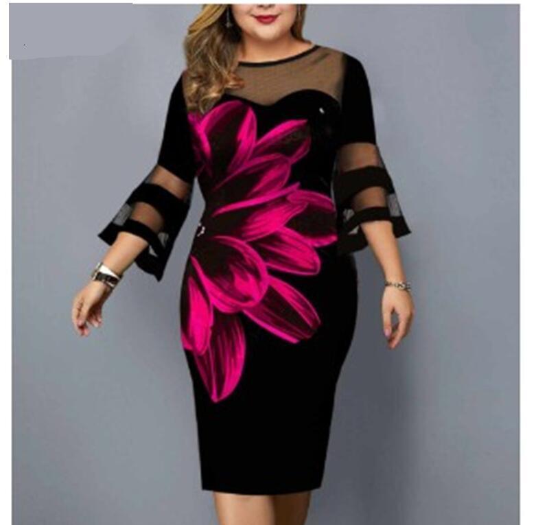 Plus size Dresses Size 6XL Mesh Patchwork Women Dress Spring Vintage Floral Printed Elegant Ladies Party Casual Female Vestidos 230627, Print 2
Plus size Dresses Size 6XL Mesh Patchwork Women Dress Spring Vintage Floral Printed Elegant Ladies Party Casual Female Vestidos 230627, Print 2
