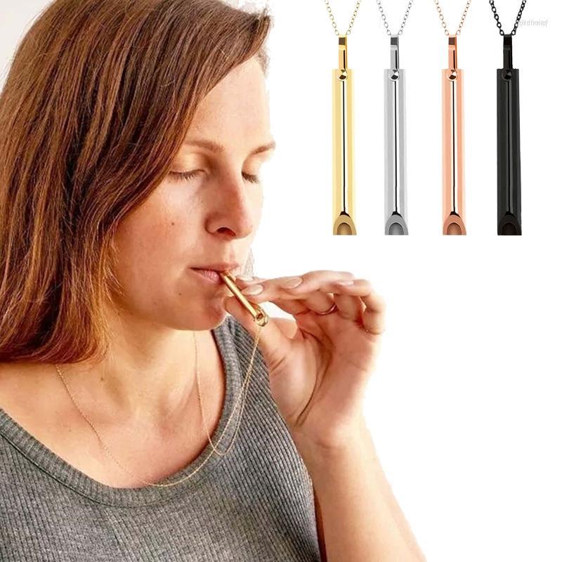 Pendant Necklaces C9GF Anxiety Whistle Necklace Natural Relief Meditation Jewelry Stress Mindfulness Deep Breathing Tool
Pendant Necklaces C9GF Anxiety Whistle Necklace Natural Relief Meditation Jewelry Stress Mindfulness Deep Breathing Tool