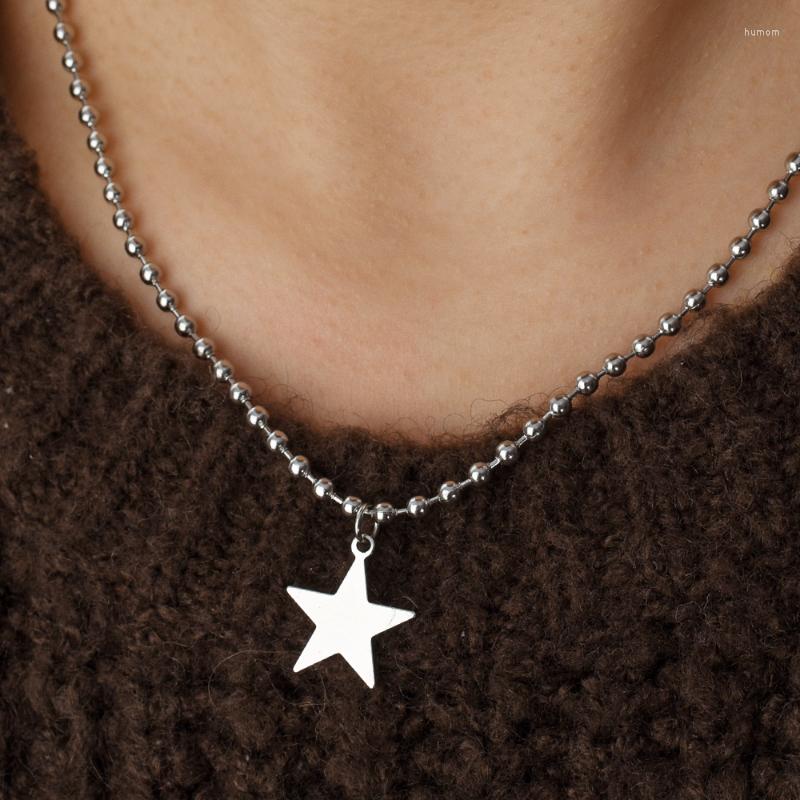 Pendant Necklaces Star Necklace For Men Women Y2K Hip Hop Girls Beads Chains Titanium Steel Choker Korean Fashion Jewelry Accessories
Pendant Necklaces Star Necklace For Men Women Y2K Hip Hop Girls Beads Chains Titanium Steel Choker Korean Fashion Jewelry Accessories