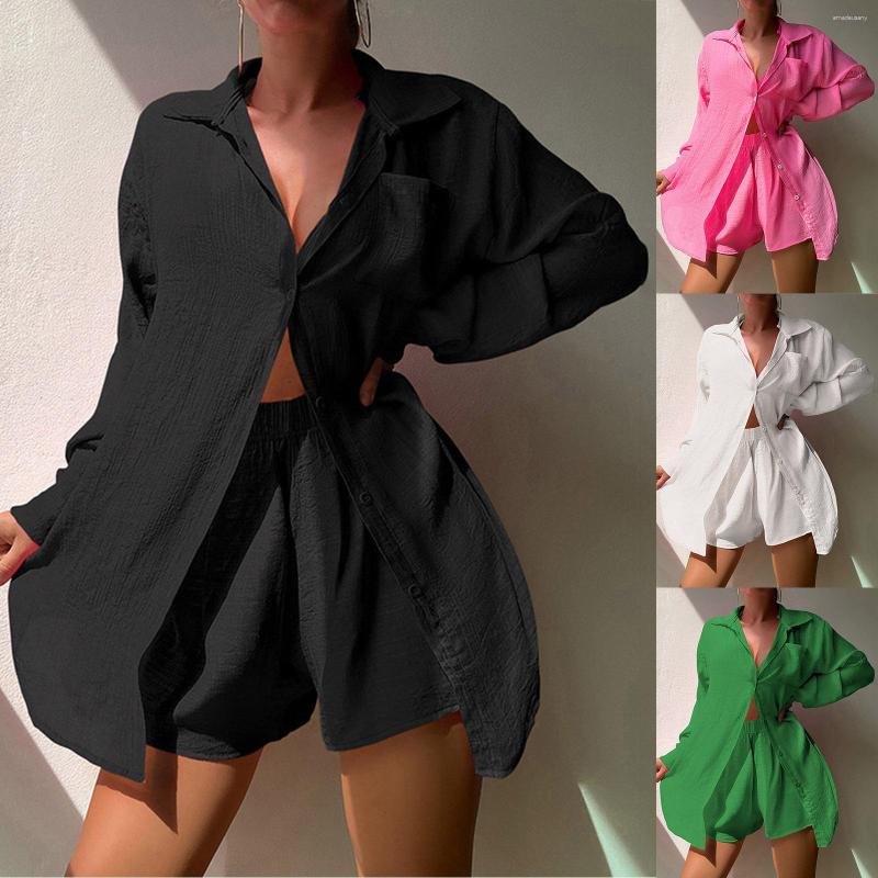 Women' Tracksuits Europe Stylish Linen Cotton Casual Women Two Piece Shorts Sets Summer High Waist Green Shirt Suit Fashion 2 Pieces 2023, Black
Women' Tracksuits Europe Stylish Linen Cotton Casual Women Two Piece Shorts Sets Summer High Waist Green Shirt Suit Fashion 2 Pieces 2023, Black