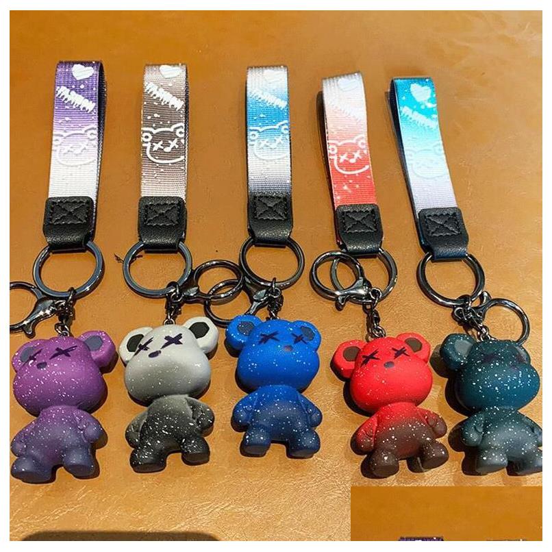 Keychains Lanyards 5 Colors Dazzling Color Starry Sky Bear Keychain Camouflage Pattern Bag Woman Men Car Happy Keyring Drop Delive Dhgbj
Keychains Lanyards 5 Colors Dazzling Color Starry Sky Bear Keychain Camouflage Pattern Bag Woman Men Car Happy Keyring Drop Delive Dhgbj