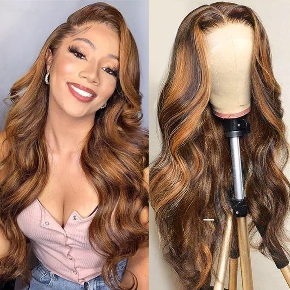 New Product Highlight Human Hair Wigs Peruvian Highlight Wigs HD Transparent Lace Front Glueless Lace Frontal Wig for Women, Brown
New Product Highlight Human Hair Wigs Peruvian Highlight Wigs HD Transparent Lace Front Glueless Lace Frontal Wig for Women, Brown