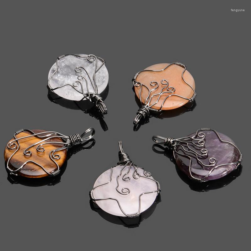 Pendant Necklaces 1pc Natural Austrian Crystal Stone Tree Of Life Round Elfin Hair For Women Jewelry Making DIY Necklace Accessories Wicca
Pendant Necklaces 1pc Natural Austrian Crystal Stone Tree Of Life Round Elfin Hair For Women Jewelry Making DIY Necklace Accessories Wicca