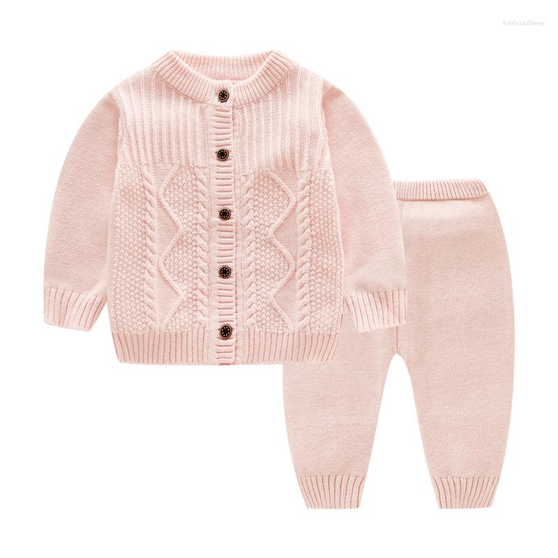 Clothing Sets Spring Autumn Boys Knitting Sweater Warm Cotton Girls 2pcs Infant Baby Suits Born Solid Color Clothes, Ah6234pink
Clothing Sets Spring Autumn Boys Knitting Sweater Warm Cotton Girls 2pcs Infant Baby Suits Born Solid Color Clothes, Ah6234pink