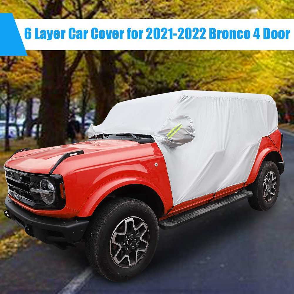 Covers Car Cover for Ford Bronco 4 Door 2021 2022 Windproof Watter Proof Dustproof Scratch Resistant Outdoor UV ProtectionHKD230628