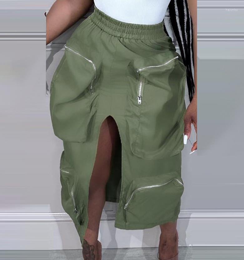 Skirts Y2K Woman Skirt 2023 Summer Elastic Slit Zipper Pocket Work Dress Women' Long For Women Fashion High Waist Female
Skirts Y2K Woman Skirt 2023 Summer Elastic Slit Zipper Pocket Work Dress Women' Long For Women Fashion High Waist Female