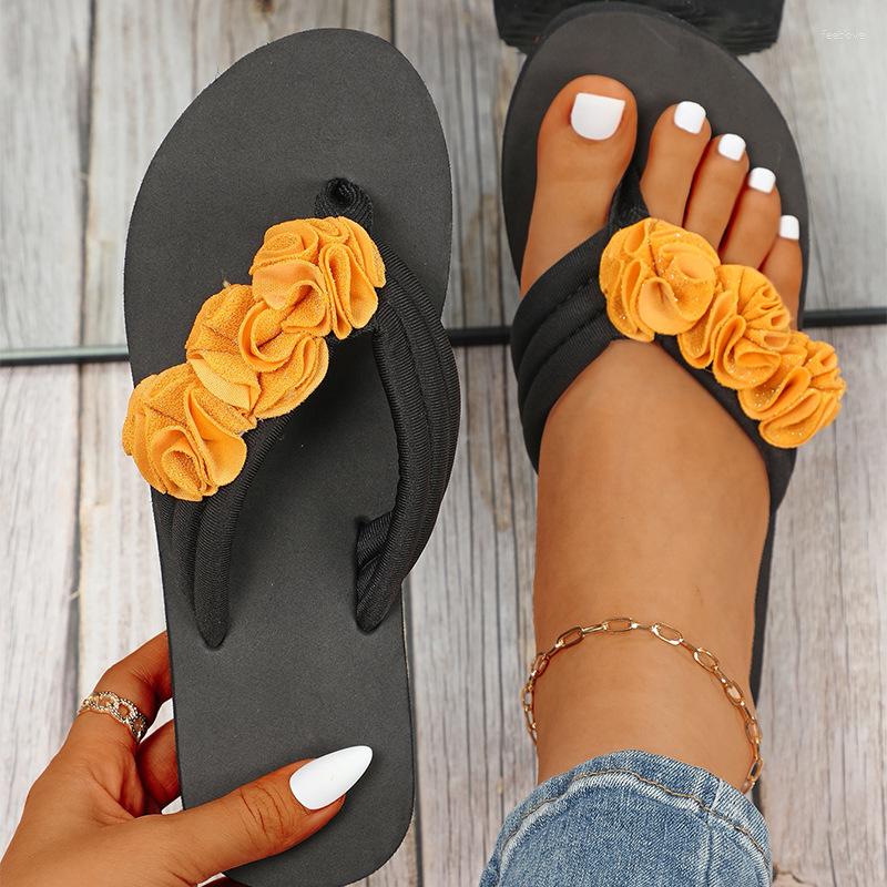 Slippers 6 Pcs Flower Women's Flat Eva Big Size Ladies Slides Beach Sandals Girls Soft Comfortable Flip Flop For Wome, Orange
Slippers 6 Pcs Flower Women's Flat Eva Big Size Ladies Slides Beach Sandals Girls Soft Comfortable Flip Flop For Wome, Orange