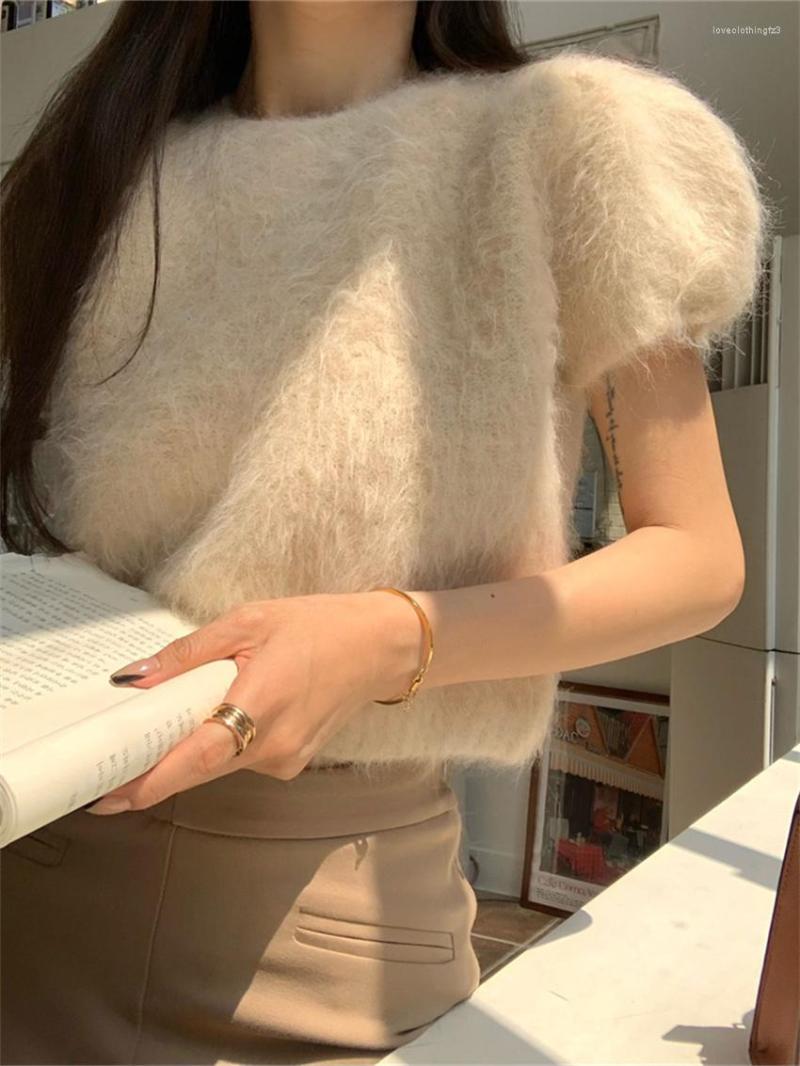 Women's Sweaters Korea Women Retro Short Sleeve Soft Chic Loose Spring Solid All Match Casual Gentle Office Lady Slim, Khaki
Women's Sweaters Korea Women Retro Short Sleeve Soft Chic Loose Spring Solid All Match Casual Gentle Office Lady Slim, Khaki