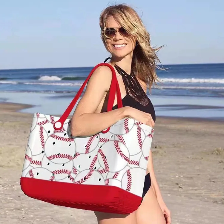 Fashion Women designer Eva Bogg Bag Luxury Tote Large Shopping Basket Bags and cartoon decorations Lady Storage Washable Beach Silicone Bog Bags
Fashion Women designer Eva Bogg Bag Luxury Tote Large Shopping Basket Bags and cartoon decorations Lady Storage Washable Beach Silicone Bog Bags