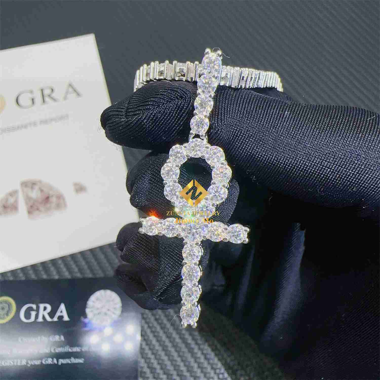 Pass Diamond Tester Moissanite 925 Silver Hip Hop Jewelry Iced Out Vvs Moissanite Cross Pendant Tennis Chain Necklace Set
Pass Diamond Tester Moissanite 925 Silver Hip Hop Jewelry Iced Out Vvs Moissanite Cross Pendant Tennis Chain Necklace Set