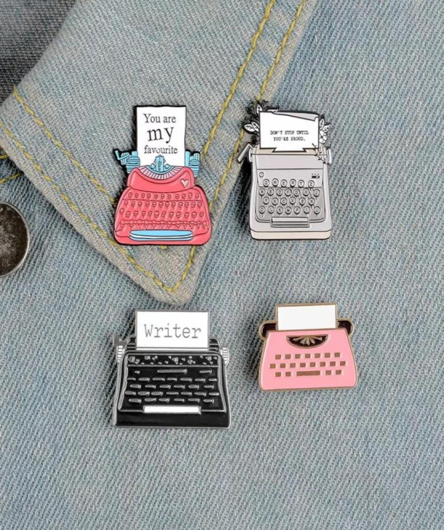 Vintage typewriter enamel pins pink heart plant bages brooches for women Classic jewelry Jackets Backpack bags hats Retro Lapel pi1938604, White
Vintage typewriter enamel pins pink heart plant bages brooches for women Classic jewelry Jackets Backpack bags hats Retro Lapel pi1938604, White