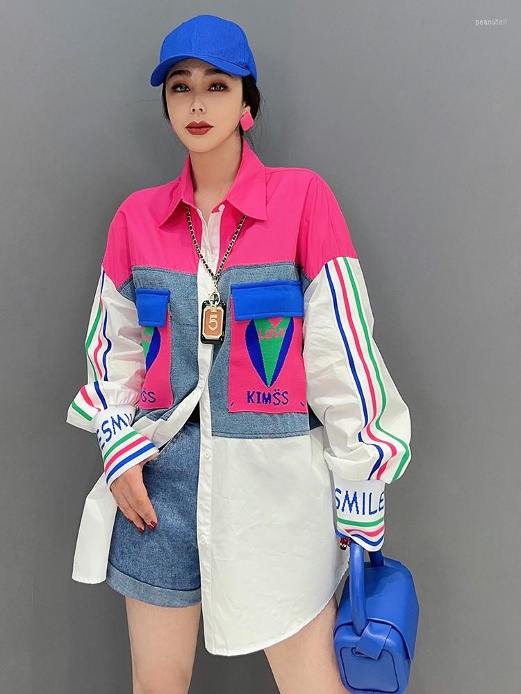 Women's Jackets 2023 Spring Autumn Color-blocking Slim Versatile Shirt Coat For Women Fashion Patchwork Trend Long Sleeve Thin, Blue
Women's Jackets 2023 Spring Autumn Color-blocking Slim Versatile Shirt Coat For Women Fashion Patchwork Trend Long Sleeve Thin, Blue