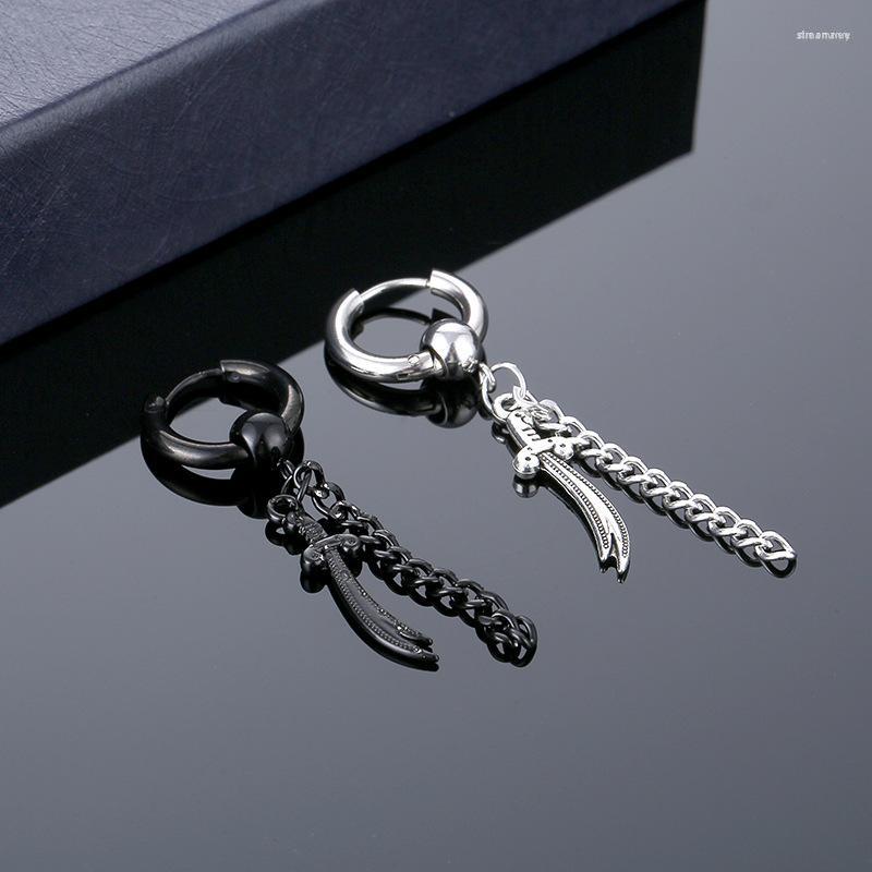 Hoop Earrings Rock Knife Fashion Necklace Metal Personalized Women Men Black Silver Color Accessories Creative Birthday Jewelry Party Gift
Hoop Earrings Rock Knife Fashion Necklace Metal Personalized Women Men Black Silver Color Accessories Creative Birthday Jewelry Party Gift