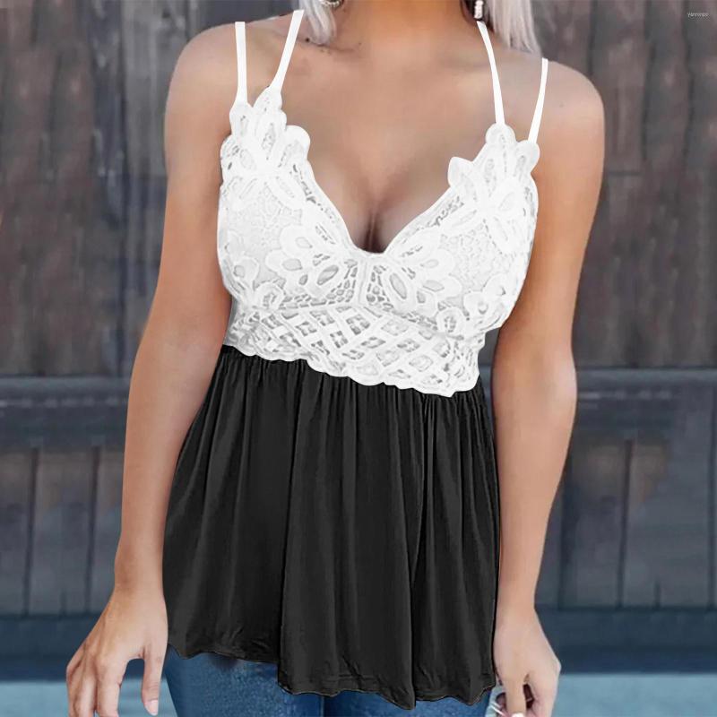 Women' Tanks Women Lace Chiffon Tank Top Summer Sleeveless V Neck Sexy Tops Backless Cami Party T-shirts Camisole Streetwear L5, Black
Women' Tanks Women Lace Chiffon Tank Top Summer Sleeveless V Neck Sexy Tops Backless Cami Party T-shirts Camisole Streetwear L5, Black