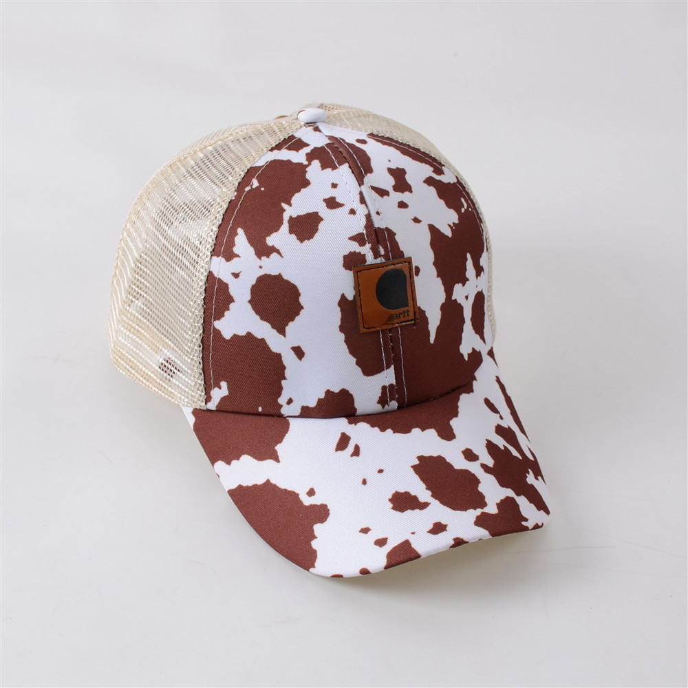 Printed Baseball Cap Female Students Couples' Caps and Sun HatLeather Tag Cows Pattern Trendy for Male
Printed Baseball Cap Female Students Couples' Caps and Sun HatLeather Tag Cows Pattern Trendy for Male