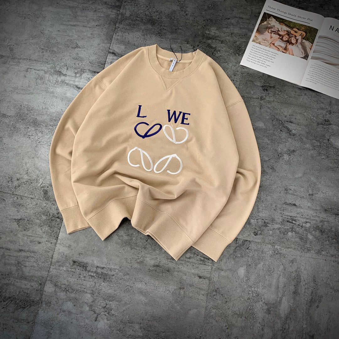 Lowe Designer sweatshirt Two Tone Large Embroidered Terry Sweater Loose Korean Edition Student Versatile Long Sleeve Top Trendy, Khaki
Lowe Designer sweatshirt Two Tone Large Embroidered Terry Sweater Loose Korean Edition Student Versatile Long Sleeve Top Trendy, Khaki