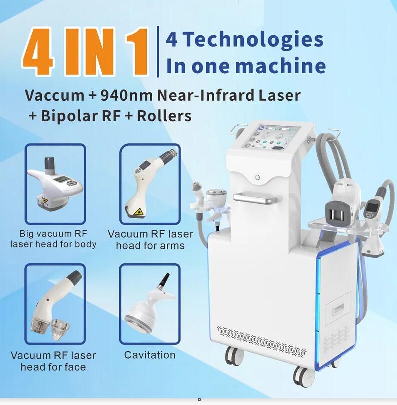 High quality slimming Cellulite Removal Body Massage Weight Loss Machine Vacuum Roller vacuum RF roller cavitation sculpting skin tightening machine 
High quality slimming Cellulite Removal Body Massage Weight Loss Machine Vacuum Roller vacuum RF roller cavitation sculpting skin tightening machine