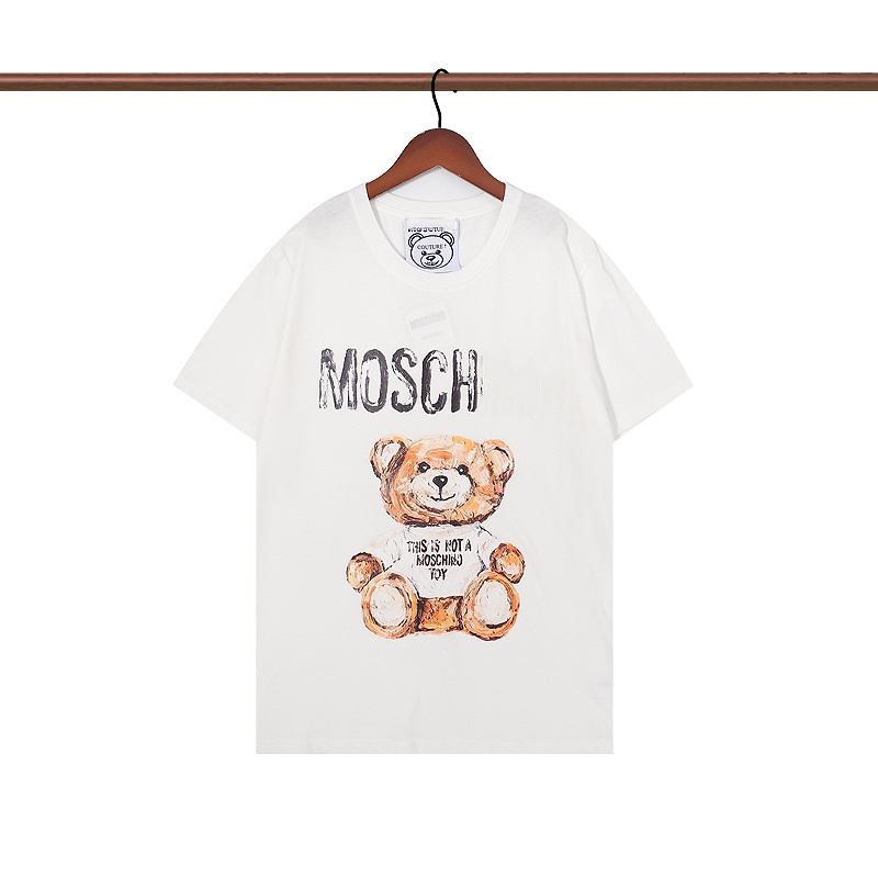 Brand Men T-Shirt Designer Mos Bear Women Shirt Tops Luxury 3D Letter Print Shorts O-Neck Short Sleeve Men's Shirts Clothes M380 Moschellono, White
Brand Men T-Shirt Designer Mos Bear Women Shirt Tops Luxury 3D Letter Print Shorts O-Neck Short Sleeve Men's Shirts Clothes M380 Moschellono, White