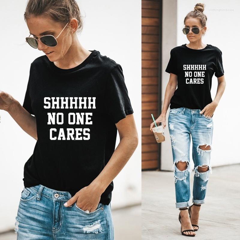 Women's T Shirts Womens Tee Tops Female Tshirt Letter Printed No One Cares T-shirt Women Casual Summer Woman, White
Women's T Shirts Womens Tee Tops Female Tshirt Letter Printed No One Cares T-shirt Women Casual Summer Woman, White