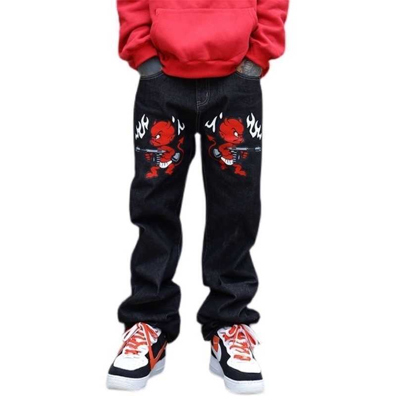 Mens Jeans American Street Little Devil Retro Y2k Niche Print Black Denim Hiphop Hip Hop Loose Straight Fried Trousers 2208315jwi, Gold
Mens Jeans American Street Little Devil Retro Y2k Niche Print Black Denim Hiphop Hip Hop Loose Straight Fried Trousers 2208315jwi, Gold