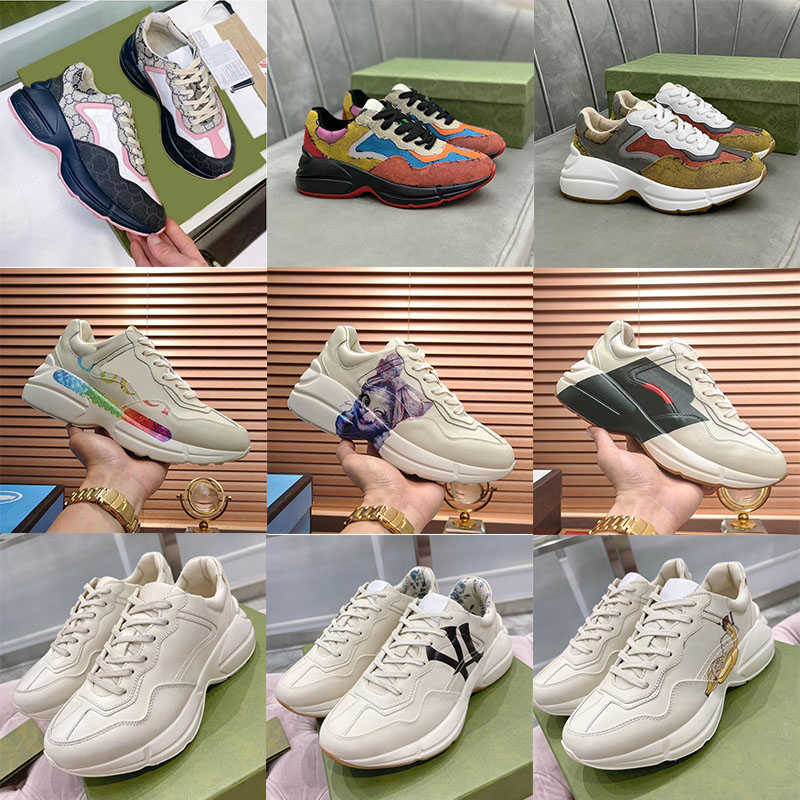 top quality Casual Shoes Luxury retro chunky sneakers mens casual shoes Rhyton platform for men and women old dad beige canvas leather interlocking designer sneaker
top quality Casual Shoes Luxury retro chunky sneakers mens casual shoes Rhyton platform for men and women old dad beige canvas leather interlocking designer sneaker