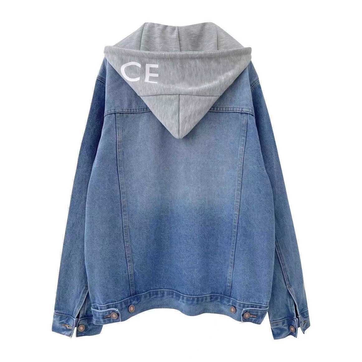Womens Designer CE hooded Jackets Denim Woman Short Coats Autumn Spring Style Slim For Lady Jacket Designer Coat With Button Letters Classical Clothing E131, Blue
Womens Designer CE hooded Jackets Denim Woman Short Coats Autumn Spring Style Slim For Lady Jacket Designer Coat With Button Letters Classical Clothing E131, Blue