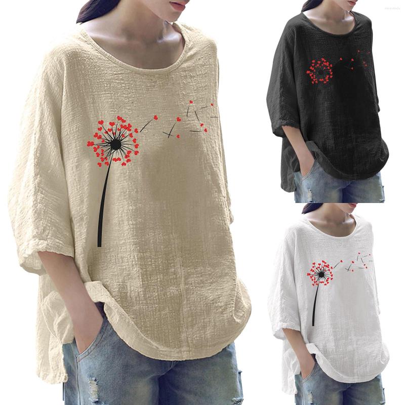 Women's T Shirts Women Summer Tops Print Cotton Blend Round Neck Three Quarter Sleeve Top Pack Tunic Tee For, Yellow
Women's T Shirts Women Summer Tops Print Cotton Blend Round Neck Three Quarter Sleeve Top Pack Tunic Tee For, Yellow