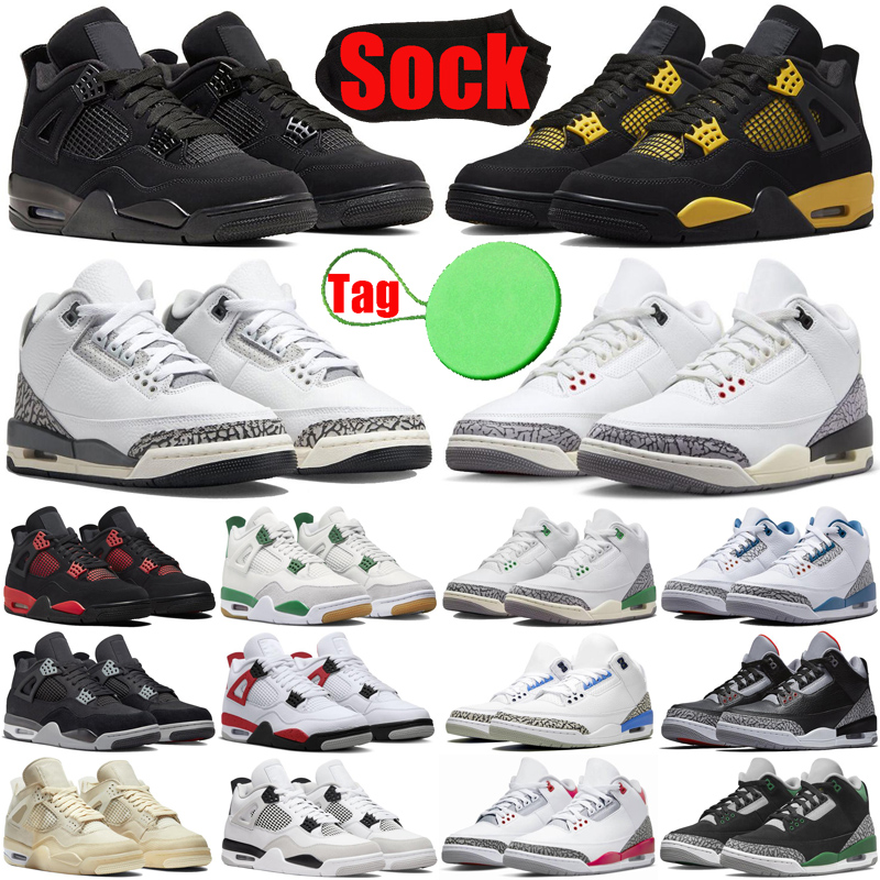 Jumpman Thunder 4s 3s basketball shoes for mens womens Pine Green Hide N Sneak 3 4 Military Black Cats University Blue UNC Fire Red Cement trainers sneakers shoe, #12 white cement
Jumpman Thunder 4s 3s basketball shoes for mens womens Pine Green Hide N Sneak 3 4 Military Black Cats University Blue UNC Fire Red Cement trainers sneakers shoe, #12 white cement