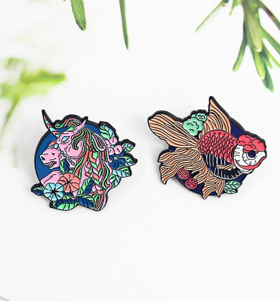Cartoon Whale Horse Unicorn Braid Graffiti Enamel Brooch Cute Animal Auspicious Fish Daffodil Flower Plant Badge Jewelry9836718, White
Cartoon Whale Horse Unicorn Braid Graffiti Enamel Brooch Cute Animal Auspicious Fish Daffodil Flower Plant Badge Jewelry9836718, White